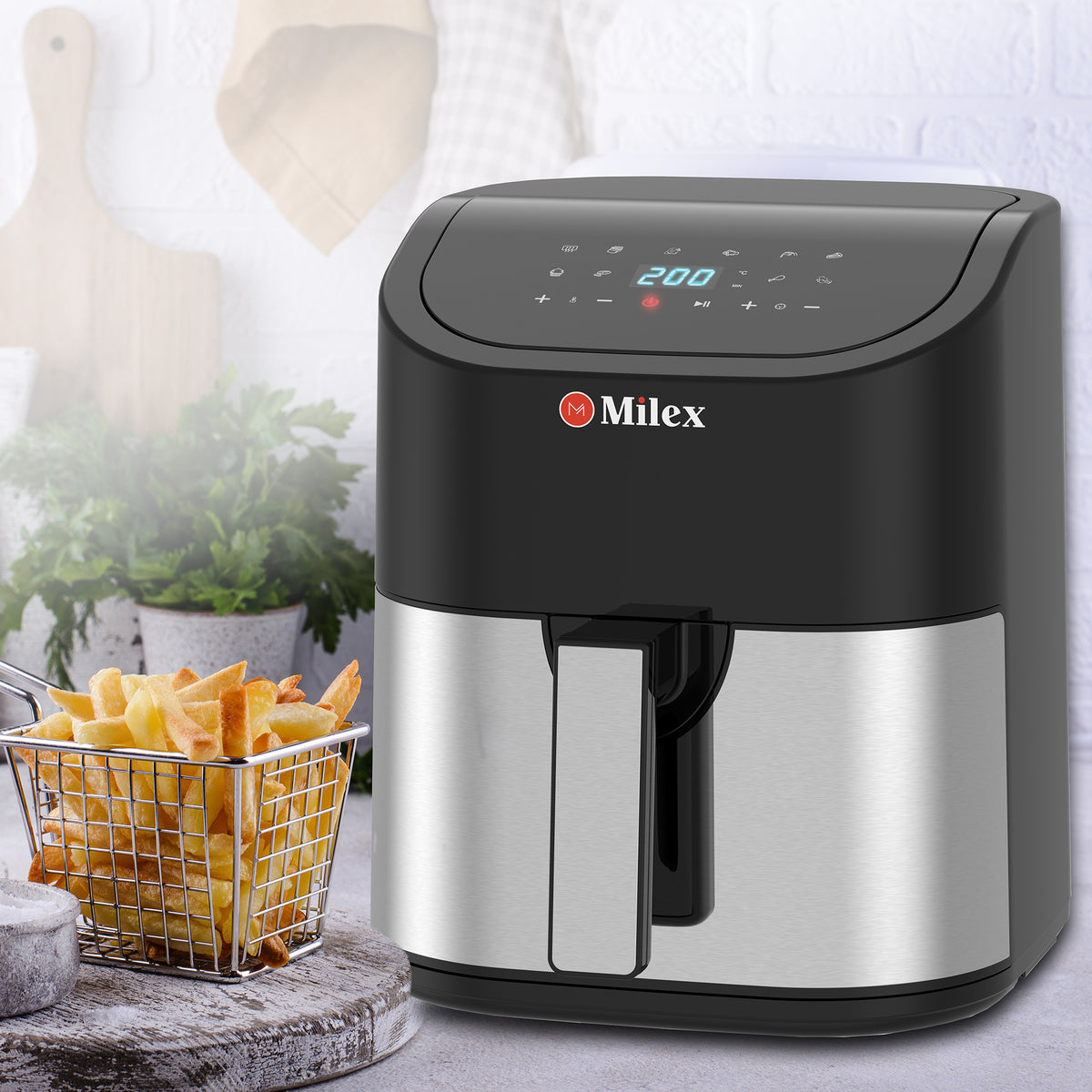 Milex Silverline 5L Air Fryer Milex South Africa