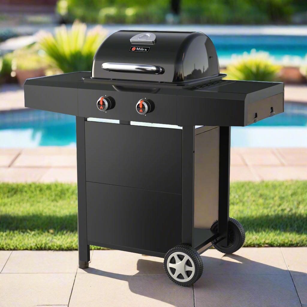 Milex 2 Burner Gas Braai