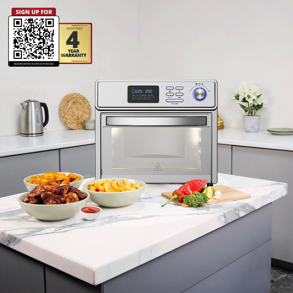 NEW Milex 25L Air Fryer oven with Rotisserie | Milex South Africa NEW Milex 25L Air Fryer oven with Rotisserie | Milex South Africa