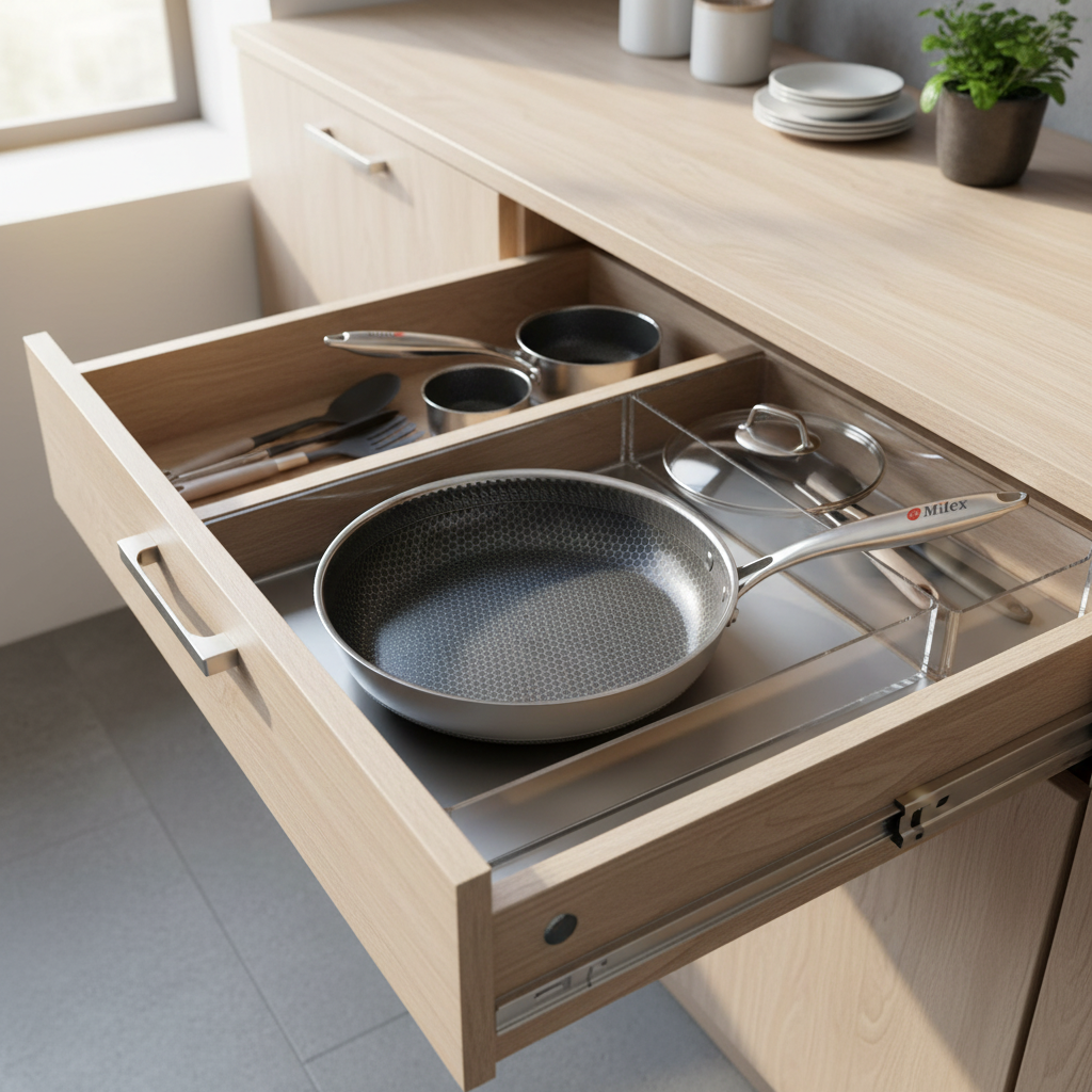 Milex Stainless Steel 28cm Frying Pan | Milex South Africa