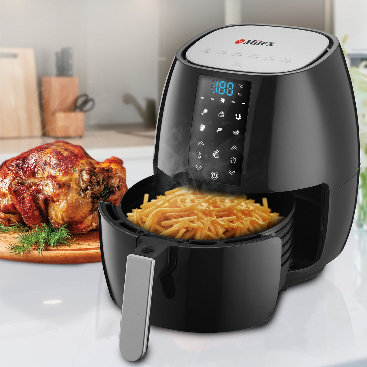 Milex air outlet fryer