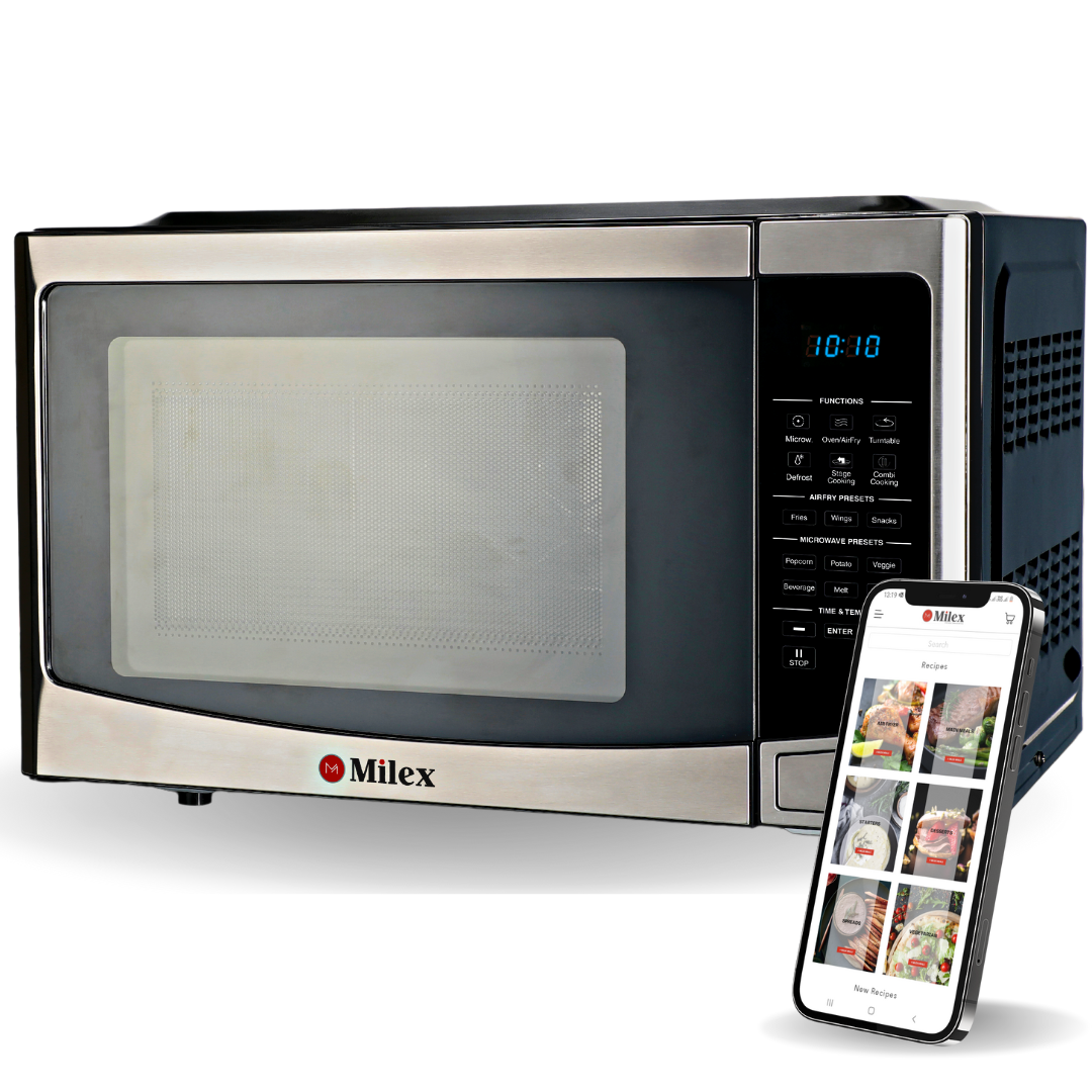 Microwave oven with air 2024 fryer function