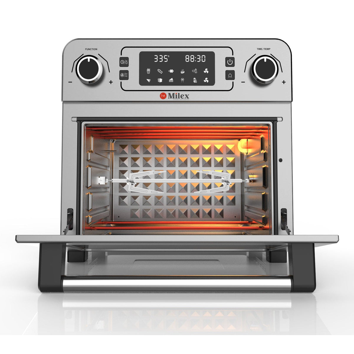 Milex™ 23 Litre Air Fryer Oven With Rotisserie