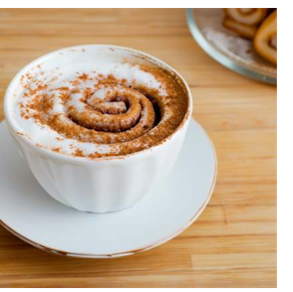 Hazelnut Cinnamon Latte