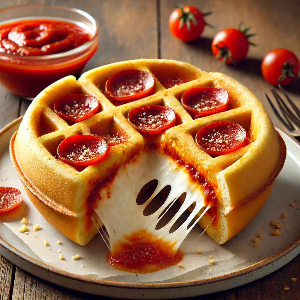 PIZZA-STUFFED WAFFLE