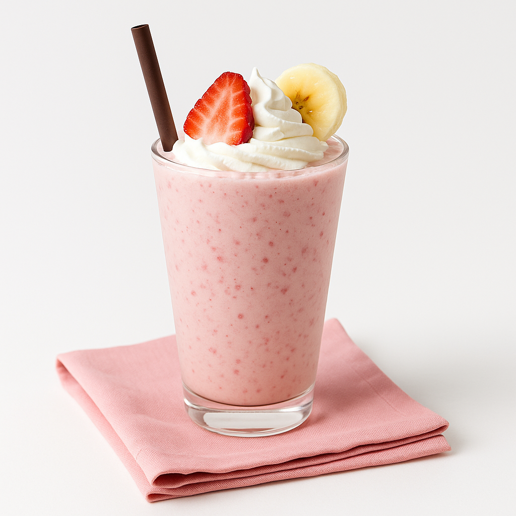 STRAWBERRY BANANA BLAST MILKSHAKE | Milex South Africa