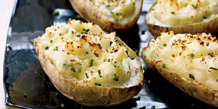 Air Fryer Fontina-Stuffed Potato Skins