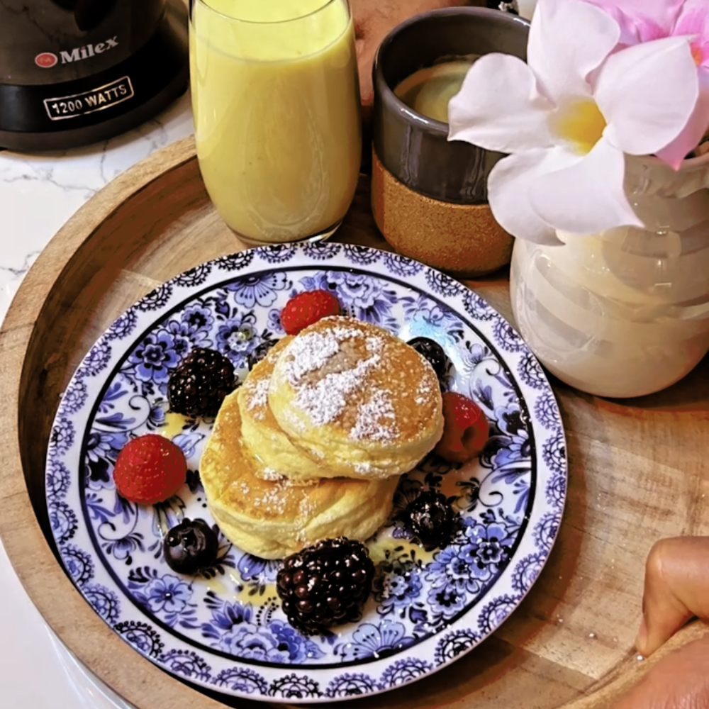 Reuben Riffels' Vanilla Soufflé Pancakes | Milex South Africa