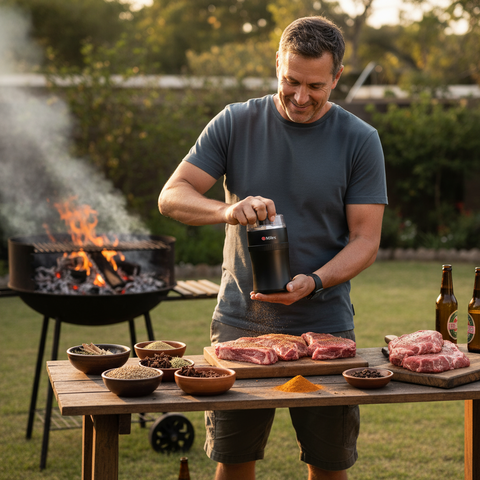 Milex 2 Burner Gas Braai + Milex Multi-Grind