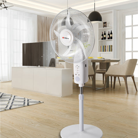 Milex Rechargeable Pedestal Fan 16"