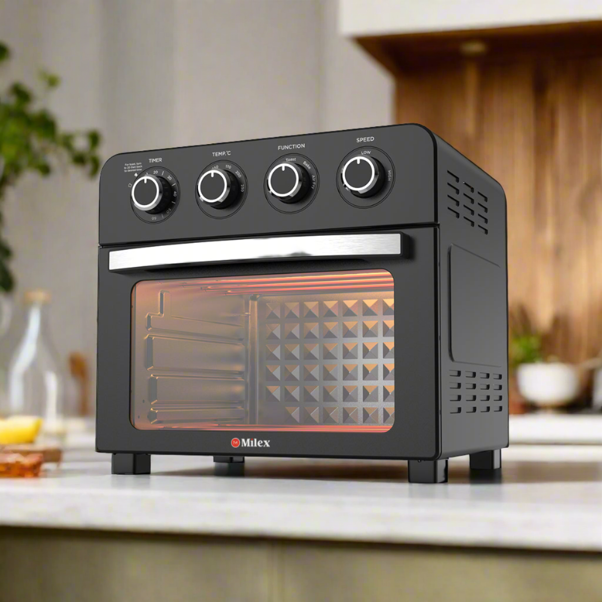 Milex 22L Manual Air Fryer Oven Milex South Africa