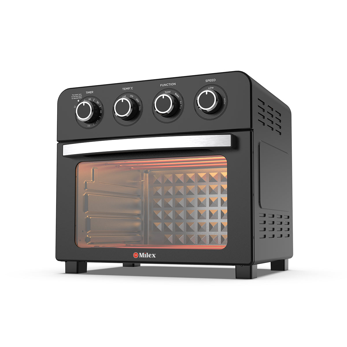 Milex 22L Manual Air Fryer Oven | Milex South Africa