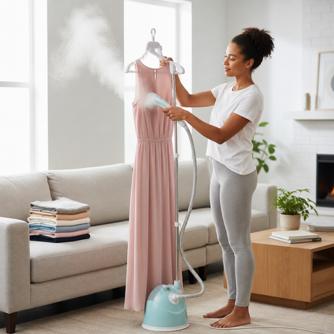 Milex Garment Steamer – 2000W Upright Fabric & Clothes Steamer