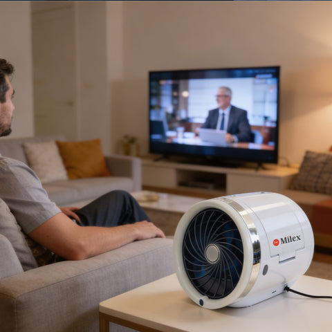 Milex Arctic Ice Air Cooler – Compact Cooling with Reusable Ice Packs