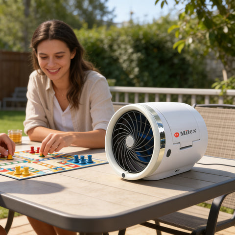 Milex Arctic Ice Air Cooler – Compact Cooling with Reusable Ice Packs