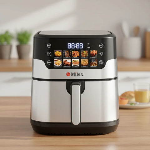 Milex 8L Touch Chef + Milex 5-Piece Square Container Set