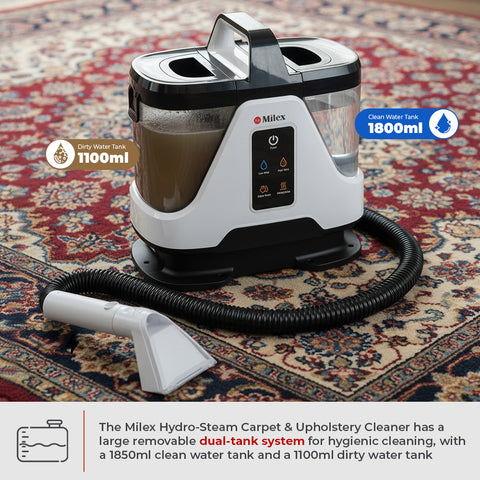 Milex Hydro-Steam Carpet & Upholstery Cleaner