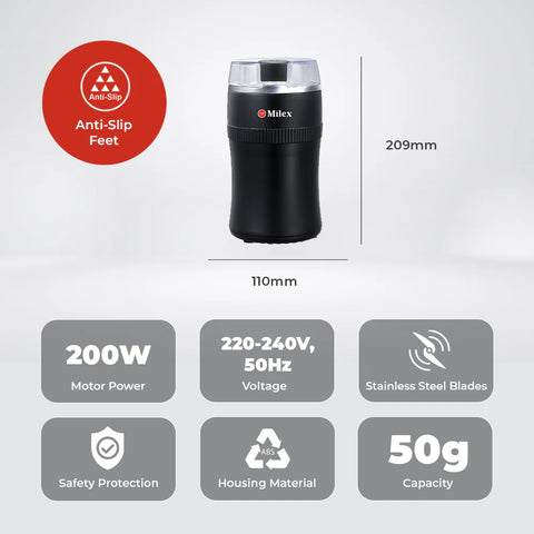 Milex 3L Food Processor + Multi-Grind