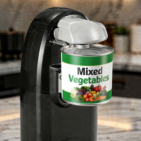 Milex 3-in-1 Multi Can Opener – Electric Can Opener with Bottle Opener & Knife Sharpener