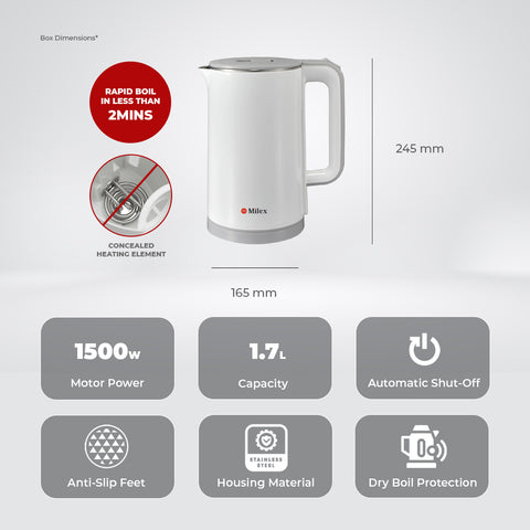 Milex 1.7 Electrical Kettle