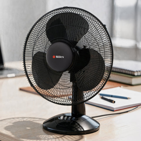 Milex Table Breeze Fan 40cm – 40W Energy-Efficient Table Fan with 3 Speeds