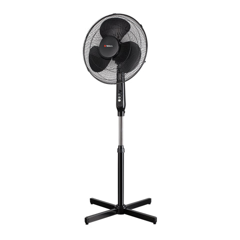 Milex 40cm Oscillating Pedestal Fan – 40W Adjustable Stand Fan with 3 Speeds