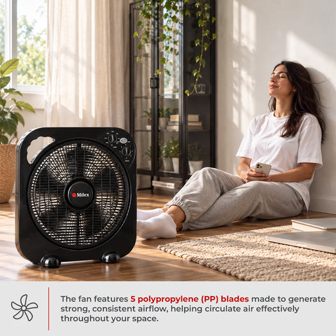 Milex Portable Hurricane Fan