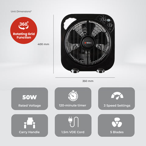 Milex Portable Hurricane Fan