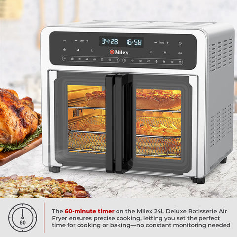 Milex 24L Deluxe Rotisserie Air Fryer