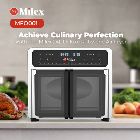 Milex 24L Deluxe Rotisserie Air Fryer