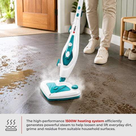 Milex Steam Pro 1500W – Multi-Surface Steam Mop & Handheld Steamer
