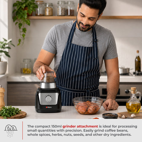Milex All-in-One Kitchen Processor - 700W Multi-Function Food Processor & Blender