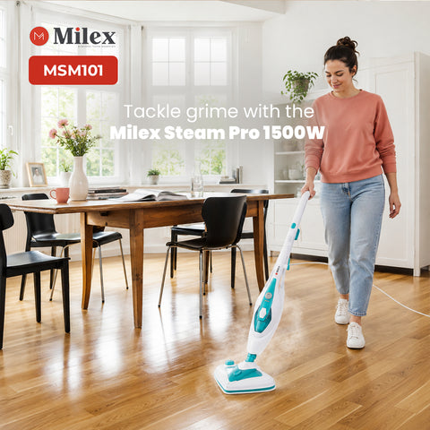 Milex Steam Pro 1500W – Multi-Surface Steam Mop & Handheld Steamer