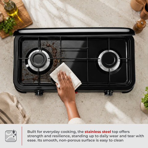 Milex 2 Burner Gas Stove