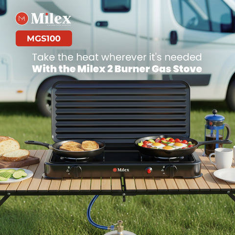 Milex 2 Burner Gas Stove