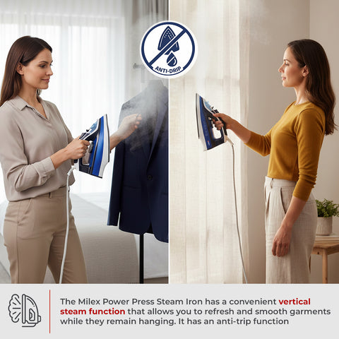 Milex Power Press Steam Iron