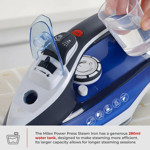 Milex Power Press Steam Iron