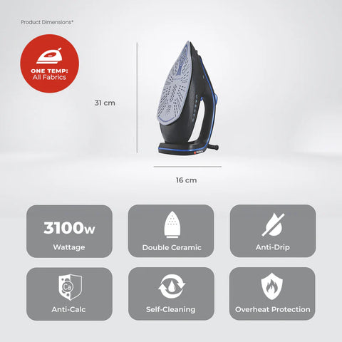 Milex Pro Steam Elite Iron + FREE GIFT