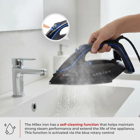 Milex Pro Steam Elite Iron + FREE GIFT