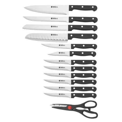 Milex 14pc Knife Block Set