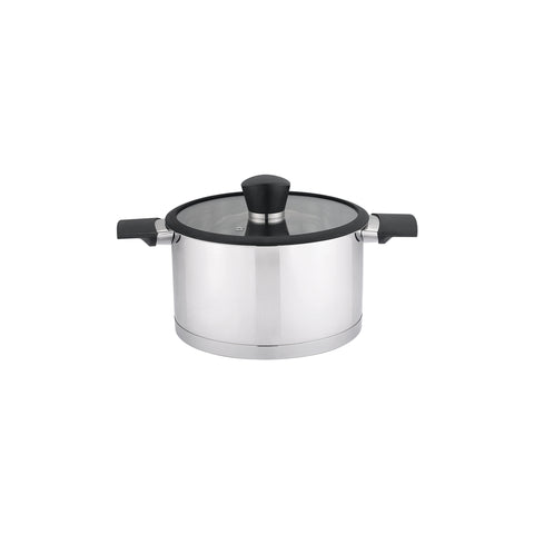 Milex 8-Piece Stainless Steel Cookware Set – 5-Ply Induction Compatible Cookware