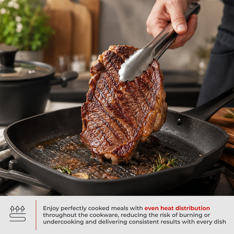 Milex Black Stone 5pc Cookware Set