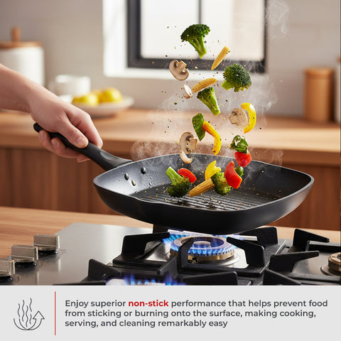 Milex Black Stone 5pc Cookware Set