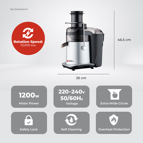 Milex Power Juicer + 7 Day Detox Plan