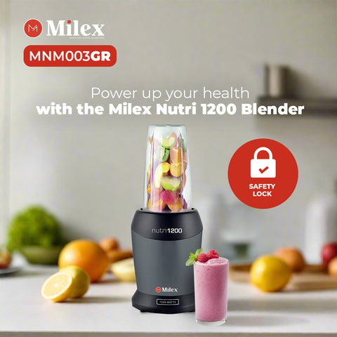 Milex Nutri 1200 Blender - Grey