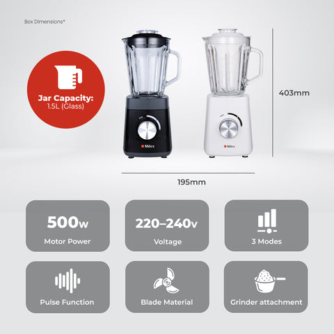 Milex Pro Pulse Blender | Assorted Colours