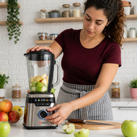 Milex Nutri Digital Blender – 1000W High-Performance Blender with Touch Controls
