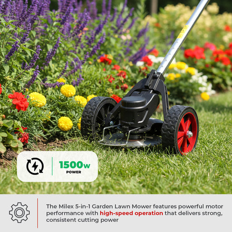 Milex 5-in-1 Garden Lawn Mower
