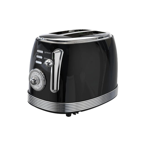 Milex Black Retro Toastmaster – 2 Slice Retro Toaster | 850W
