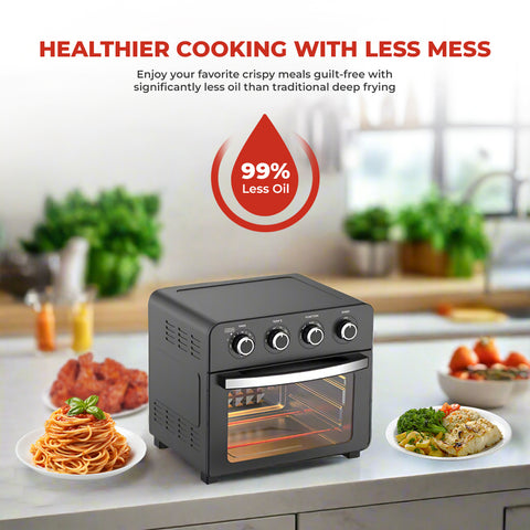 Milex 22L Manual Air Fryer Oven